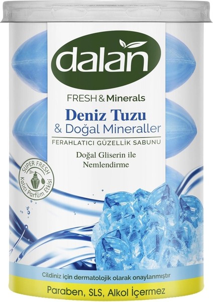 Fresh&minerals Deniz Tuzu & Doğal Mineraller Canlandırıcı Güzellik Sabunu 110GX4 (4 Adet) fiyatları