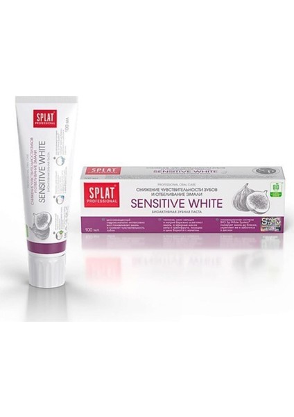 Sensitive White Florür Içermeyen Diş Macunu 100 ml