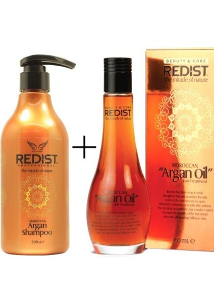 Argan Yağı 100ML + Argan Şampuan 500ML