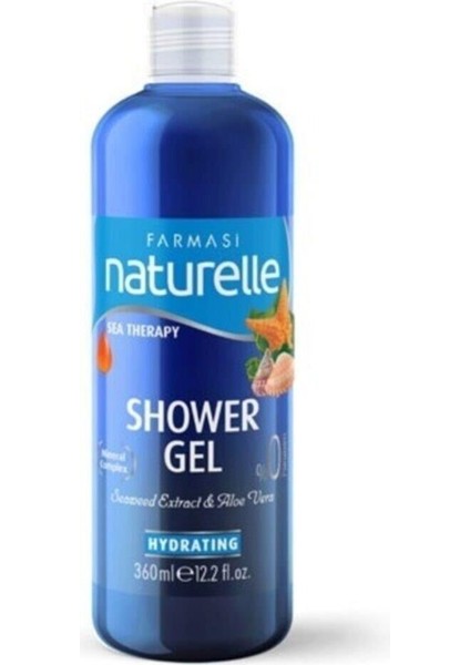 Naturelle Sea Therapy Yosun & Aloe Vera Nemlendirici Duş Jeli 360 ml