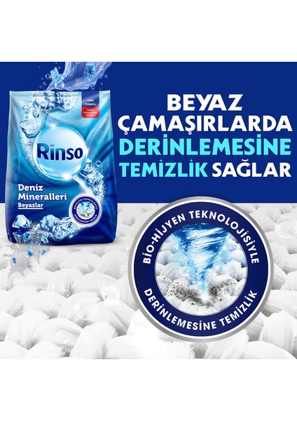 Toz Çamaşır Deterjanı Deniz Mineralleri Beyazlar İçin Derinlemesine Temizlik 6 KG