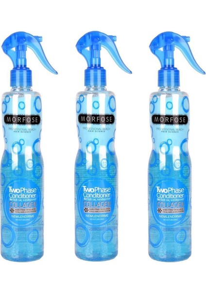 Mavi Fön Suyu Collagen Iki Fazlı Saç Kondisyoneri 400 ml x 3 Adet