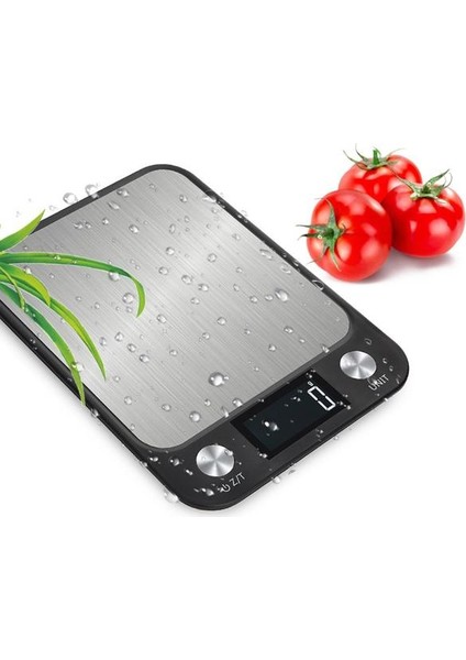 Gıda Mutfak Ölçeği Çok Fonksiyonlu Dijital LCD Ekran Pişirme Araçları Yüksek Hassas Ölçekler Elektronik (Yurt Dışından)