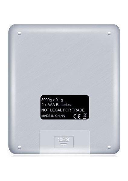 Dijital Mutfak Ölçeği Mini Cep Paslanmaz Çelik Hassas Takı Elektronik Denge Ağırlığı (Yurt Dışından)