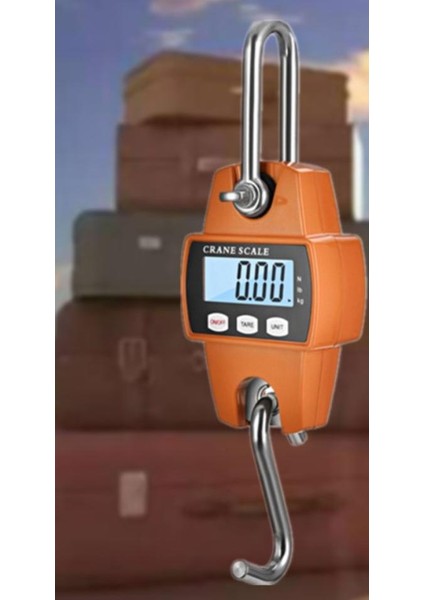 LCD Dijital Bagaj Ölçeği Ağır Asılı Kanca Terazi Taşınabilir Dijital (Yurt Dışından)