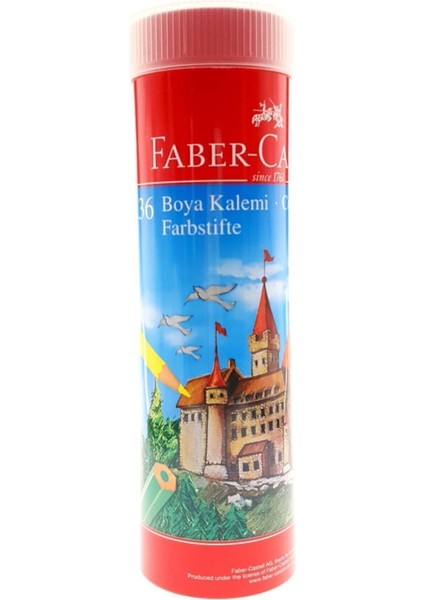 Faber Castell Faber-Castell 36 Renk Metal Tüp Uzun Kuru Boya (5173115060)