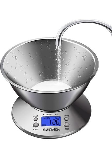 Dijital Mutfak Ölçeği Yüksek Doğruluk Işlevli Gıda Ölçeği Çıkarılabilir Kase ile 2.15L Sıvı Ses, Oda Sıcaklığı, 11LB / 5kg | Mutfak Terazi (Yurt Dışından)