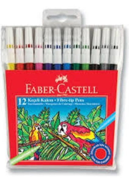 Faber Castell Keçeli Kalem 12 Renk 196017