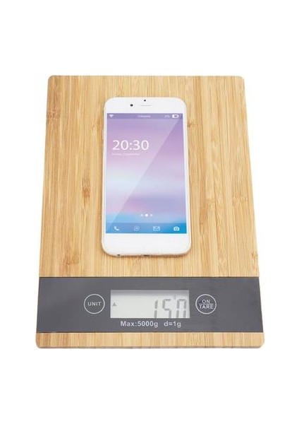 Dijital Çok Fonksiyonlu Gıda Mutfak Ölçeği Bambu LED Ekran Elektrikli Mutfak Tartım Food Ölçekli LCD Elektronik Teraziler | Mutfak Terazi (Yurt Dışından)