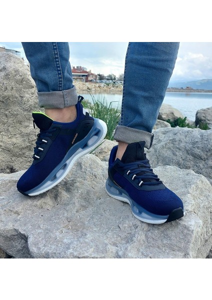 2240 Lacivert Renk Air Taban Fuspetli Erkek Spor Ayakkabı modelleri