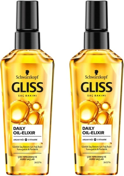 Ultımate Oil Elixir Yağ Iksiri 75ML x 2 Adet