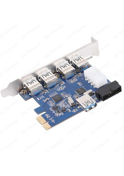 7 Bağlantı Noktalı USB 3.0 Pcı Express Genişletme Kartı