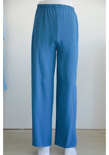 - Indigo Mavisi Tesettür Pantolon 95633IM
