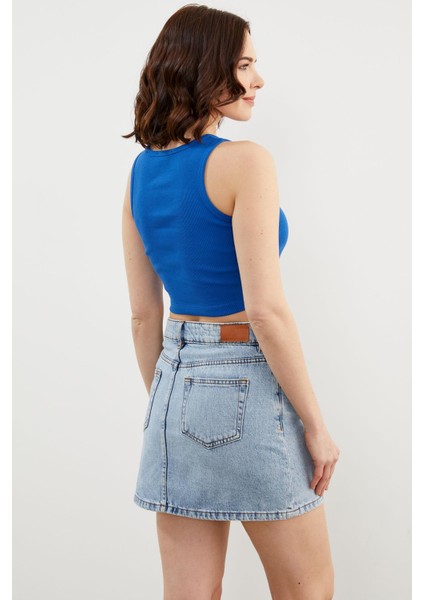 Yüzücü Model Crop Atlet - Saks indirimleri