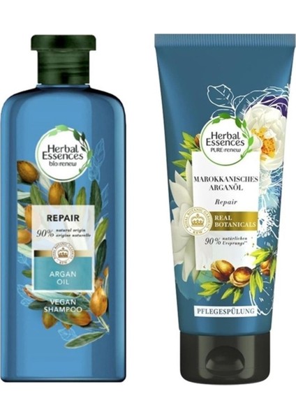 Fas Argan Yağı Onarıcı Şampuan 250 Ml + Saç Kremi 200 Ml