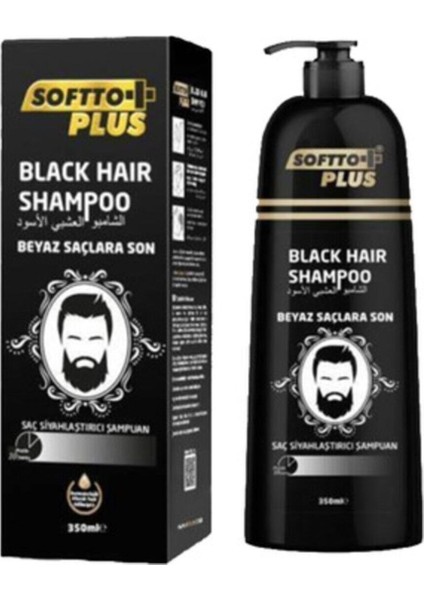 Softto Plus Erkek Sac Siyahlaştırıcı Şampuan 350 Ml