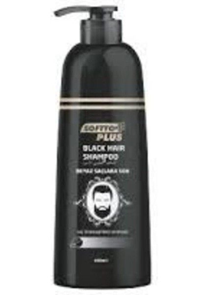 Soffto Plus Softto Plus Black Hair Saç Siyahlatıcı Şampuan Pompalı 350 Ml