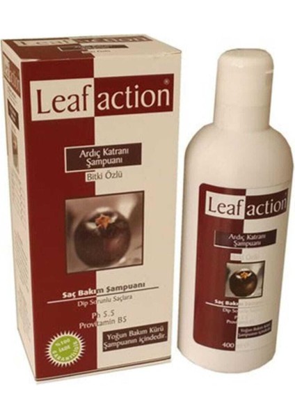 Leaf Action Ardıç Katranı Şampuanı Bitki Özlü 1 Adet