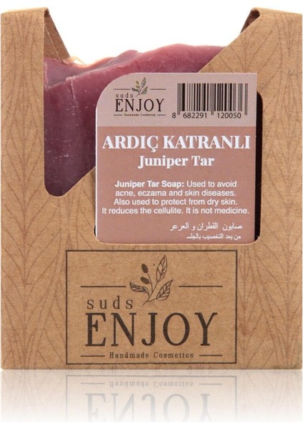 Suds Enjoy Doğal Ardıç Katranı Anti Yel El Yapımı Yüz, Saç Ve Vücut Sabunu 100 Gr