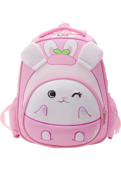 Iceyshop Karikatür Baskılı Ilkokul Çantası - Pembe (Yurt Dışından)