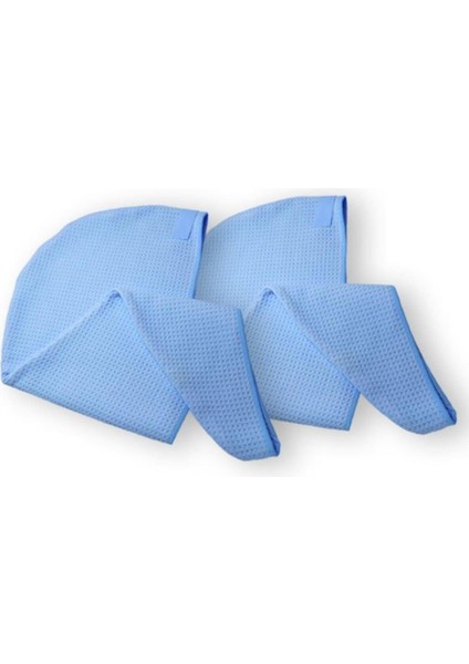 Silva Mikrofiber 2’Li Saç Bonesi Mavi 2020