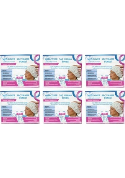 Medcover Saç Yıkama Bonesi (10 Lu Paket)