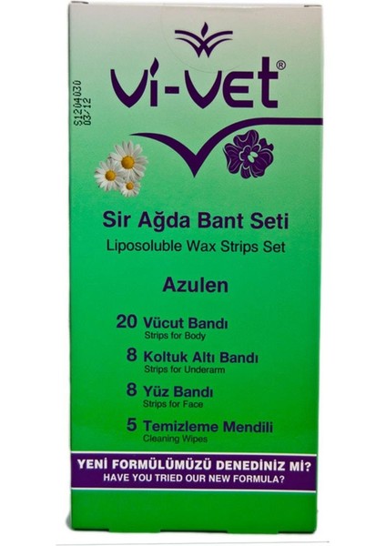 Vi Vet Ağda Bandı Vücut 41lı Azulen
