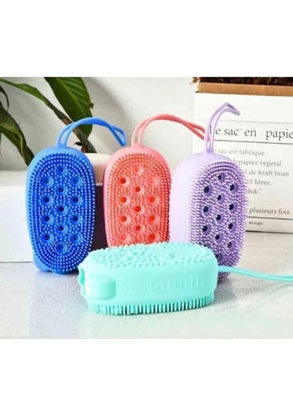 Silikon Banyo Kesesi Süngerli
