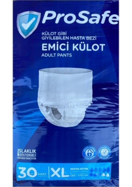 Yetişkin Emici Külot Hasta Bezi Xl Extra Büyük 30 Adet