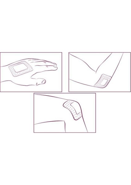 Por 10X20 cm Steril Yapışkanlı Pedi 1 Adet