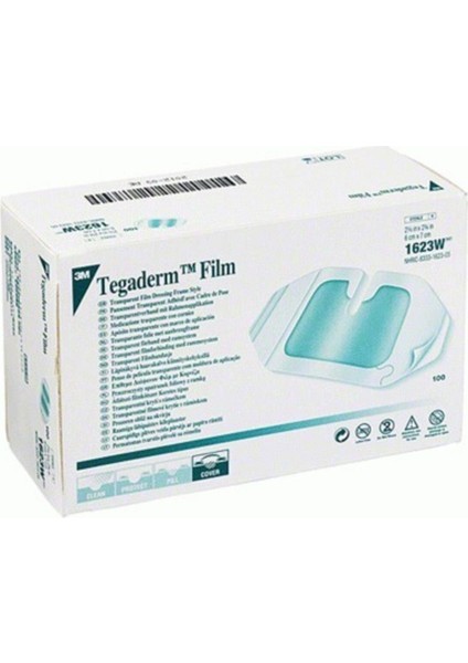 Tegaderm Film 1623W Su Geçirmez Örtü 6cm x 7cm 10'lu