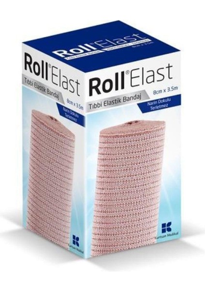 Elast Ten Rengi Tıbbi Elastik Bandaj 8cmx3.5m
