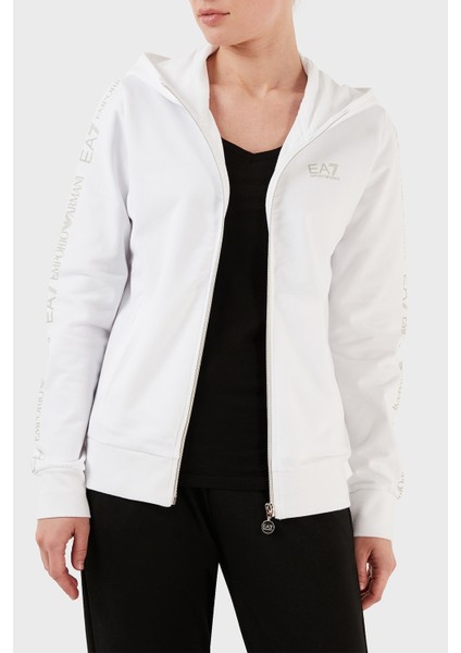 Streç Pamuklu Regular Fit Fermuarlı Kapüşonlu Sweat Kadın Sweat 3RTM21 Tjcqz 0101 modelleri