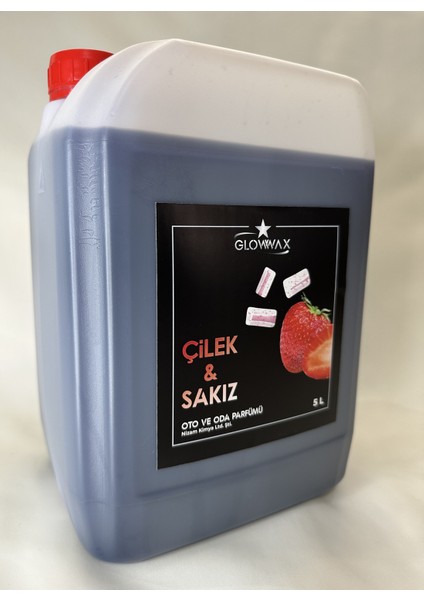 Oto ve Parfümü Çilek&sakız Aromalı 5 L