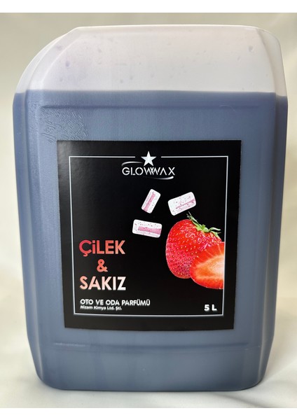 Oto ve Parfümü Çilek&sakız Aromalı 5 L