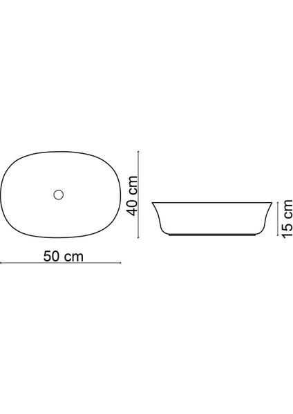 EH-4600 Tezgah Üstü Lavabo Beyaz modelleri