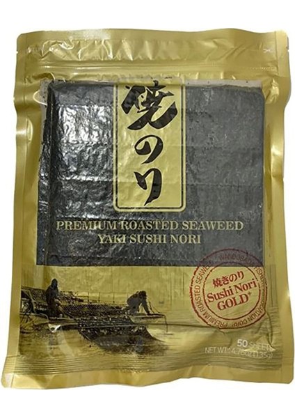 Nori Kurutulmuş Sushi Yosunu Premium Gold Paket