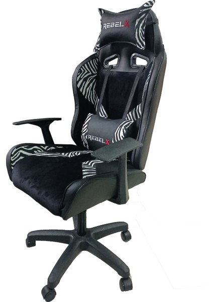 Oyuncu Koltuğu Icon Siyah Beyaz Renk