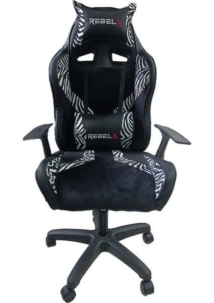Oyuncu Koltuğu Icon Siyah Beyaz Renk
