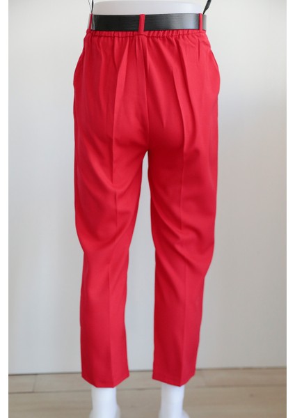 - Kırmızı Tesettür Pantolon 1062K
