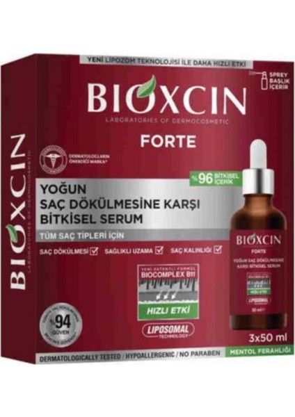Forte Yoğun Ne Karşı Bitkisel Serum 3X50ML