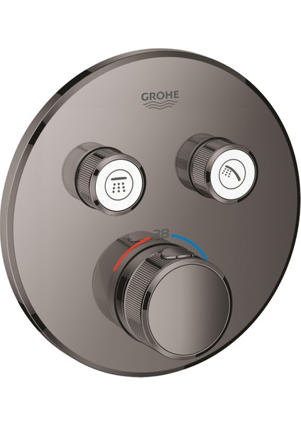 Grohtherm Smartcontrol Çift Valfli Akış Kontrollü, Ankastre Termostatik Duş Bataryası - 29119A00