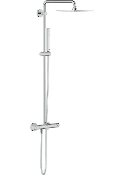 Euphoria System 230 Duvara Monte Termostatik Bataryalı Duş Sistemi - 26187000