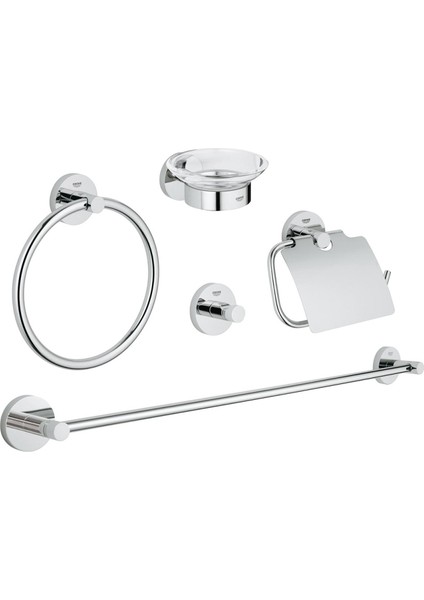 Essentials 5'i Bir Arada Banyo Aksesuar Seti - 40344001