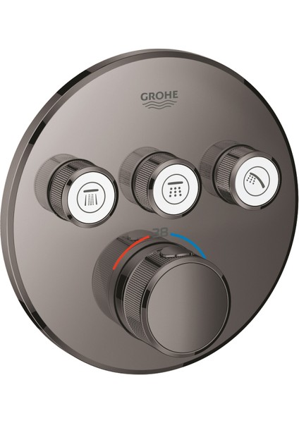 Grohtherm Smartcontrol Üç Valfli Akış Kontrollü, Ankastre Termostatik Duş Bataryası - 29121A00