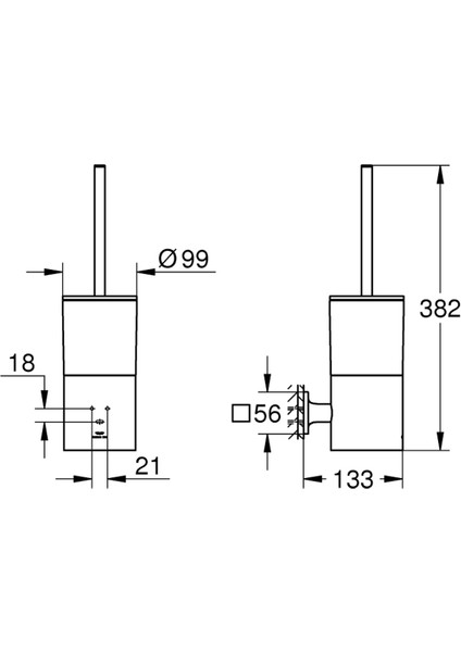 Allure Tuvalet Fırçası Seti - 40340001 fiyatları