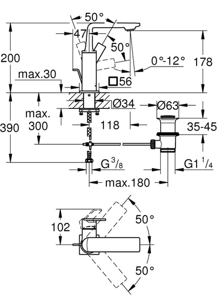 Allure Tek Kumandalı Lavabo Bataryası m - Boyut - 32757DL1 fiyatları