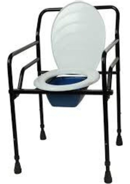 Mobil Tuvalet Banyo Sandalyesi Klozet Yükseltici Hastalar Için