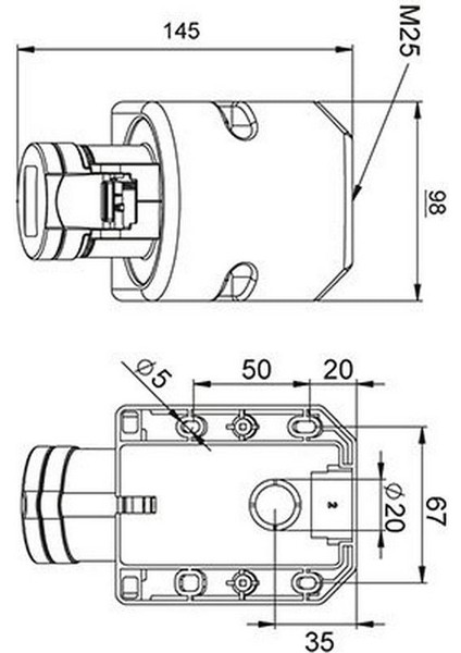 406605V 4X16A. IP44 Duvar Prizi-Eğik Gövdelı fiyatları