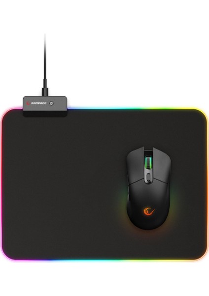 Mp-23 Siyah 252*328*3MM Rgb Ledli Gaming Mouse Pad